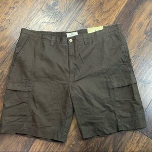 NWT Island Shores Cargo Shorts Mens Brown size 44